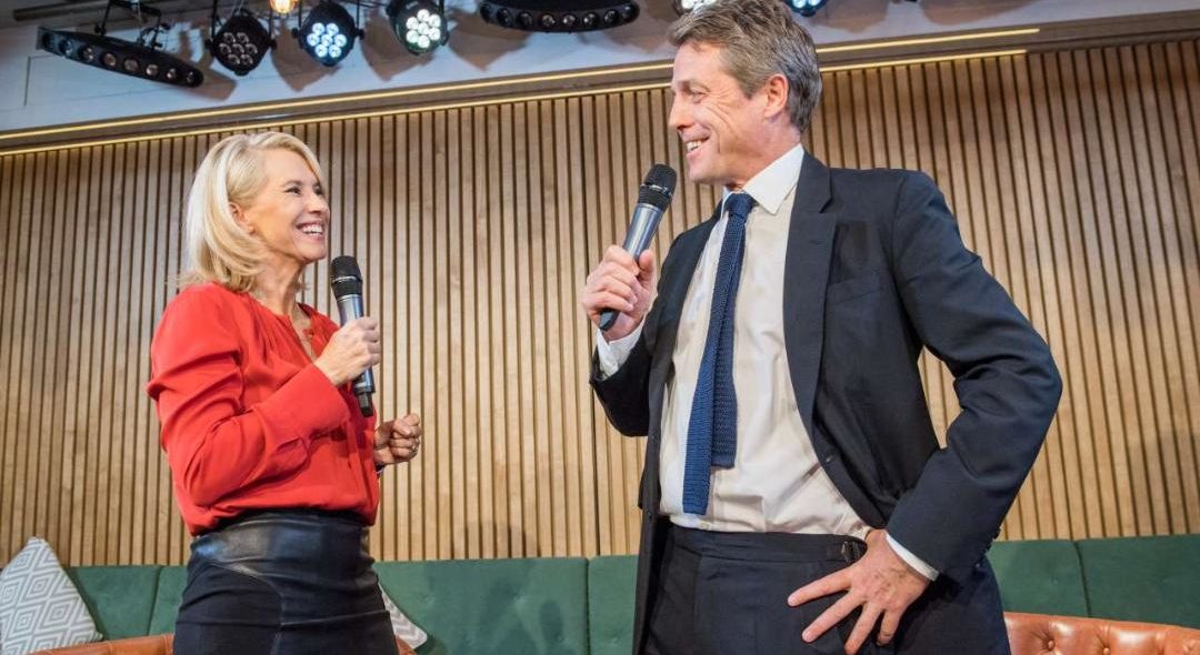 Hugh Grant und Christine Maier